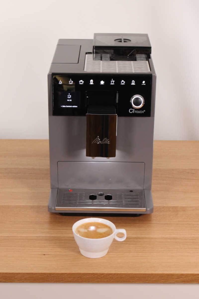 Melitta Touch Test Erfahrungen im CI | Caffeo Kaffeevollautomat